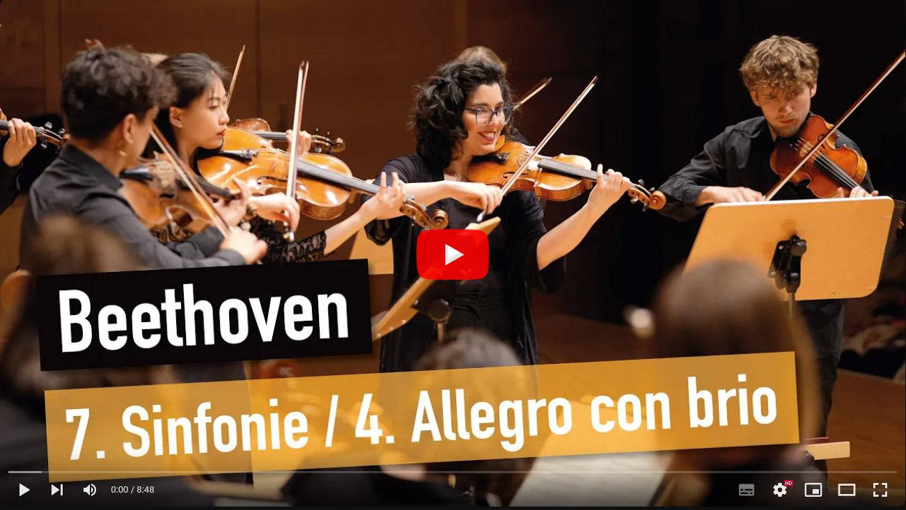 Beethoven 7. Sinfonie in A-Dur 4. Satz: Allegro con brio