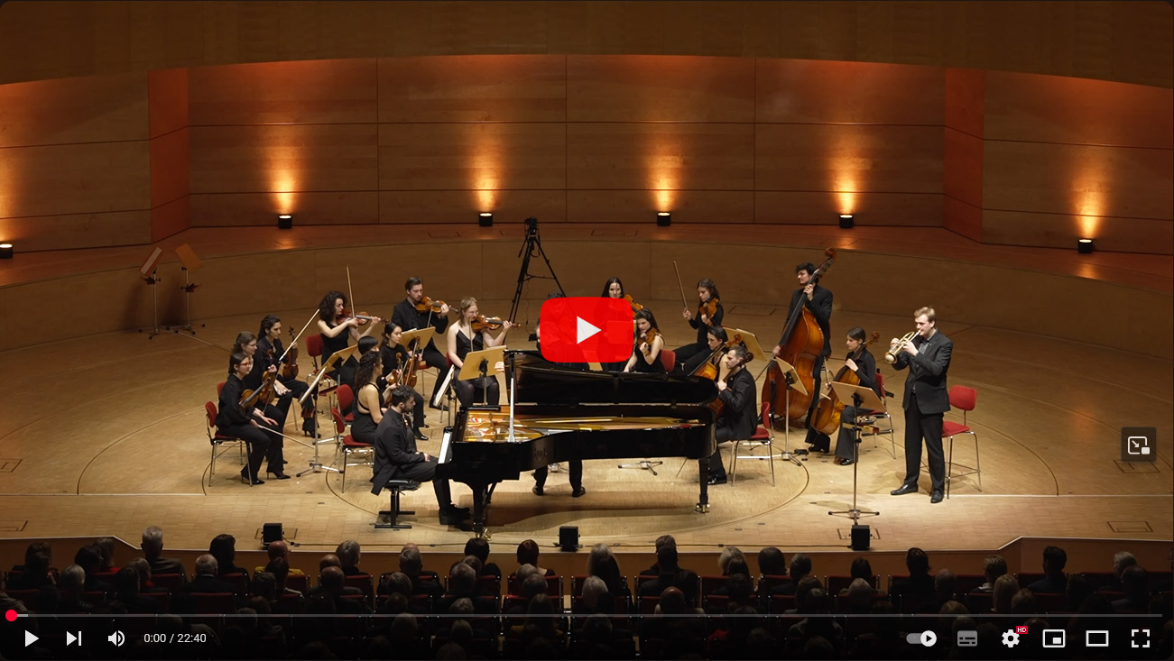 Dmitri Shostakovich: Piano concerto No. 1; Raúl da Costa – piano, Jón Vielhaber – trumpet